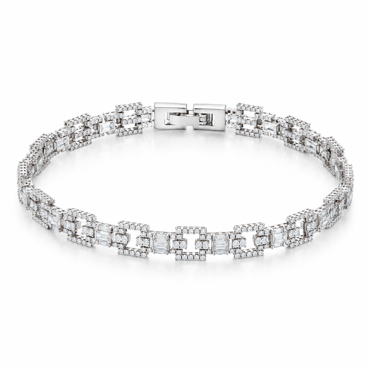 Monaco Link Tennis Bracelet