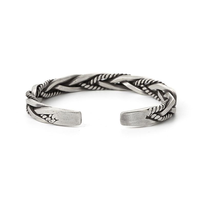 Twisted Cuff Bracelet (925SS)