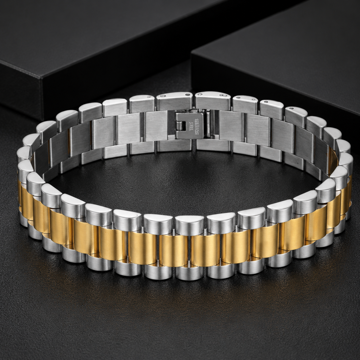 Presidential Gold Link Bracelet