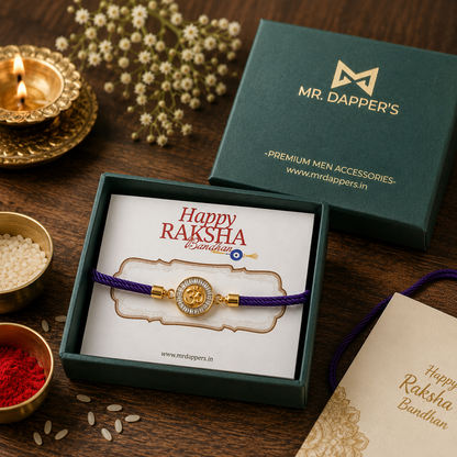 Om (ॐ) Rakhi  925 Sterling Silver | Hallmarked