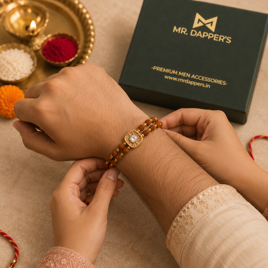 Heart Rudraksh Rakhi
