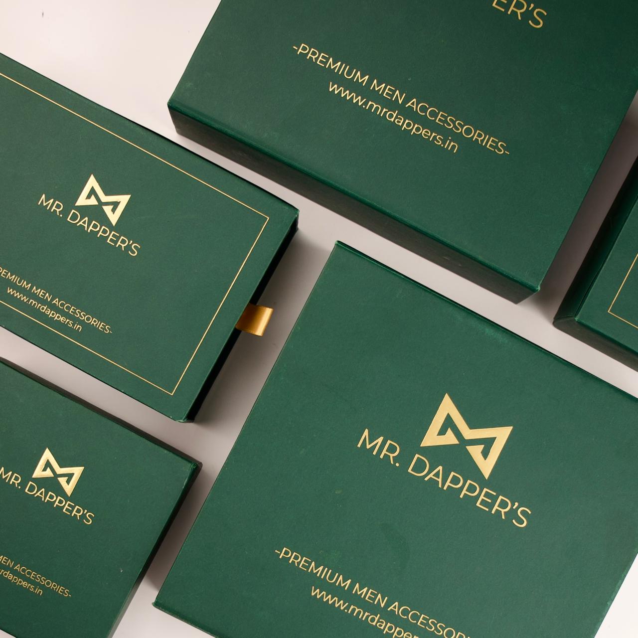 Square Gold Matrix Stud For Men (1 Piece)