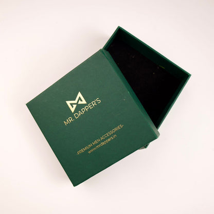 Square Gold Matrix Stud For Men (1 Piece)