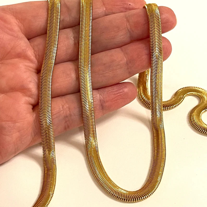 Gold Flex Snake Chain 6MM
